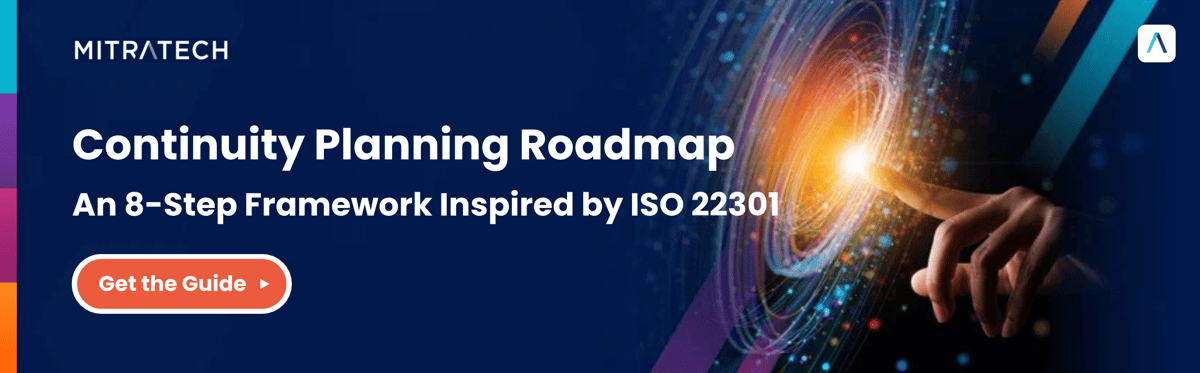 Email Banner - ISO Continuity Framework